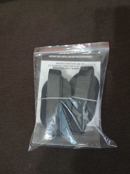 Детска кошара за спане и игра Chipolino Мама и Аз 2 в 1 (графит)