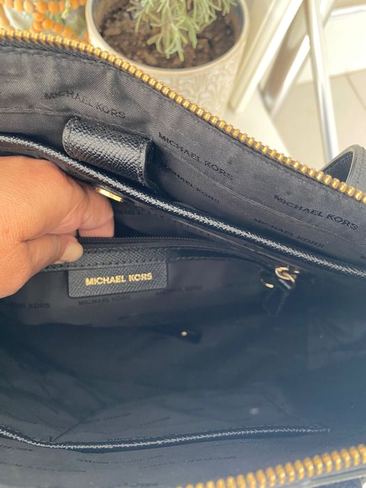 Кожена чанта Michael kors
