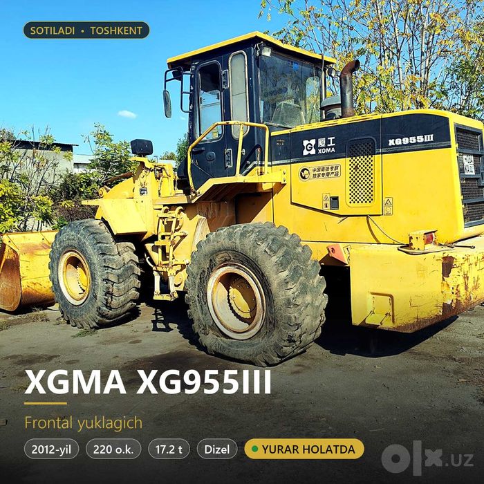 Фронтальный погрузчик / Frontal yuklagich XGMA XG955III, 2012