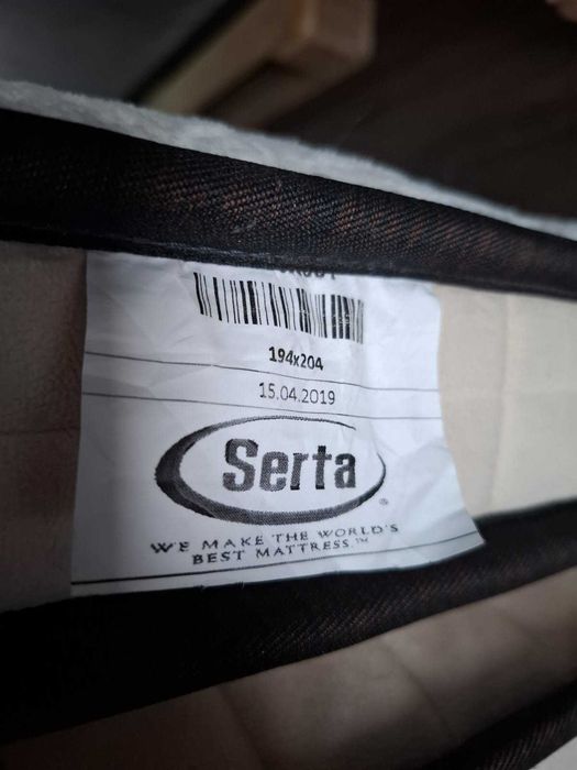 Saltea Mobexpert Serta New York 194×204 cm | Memory Foam + Pocket Spring