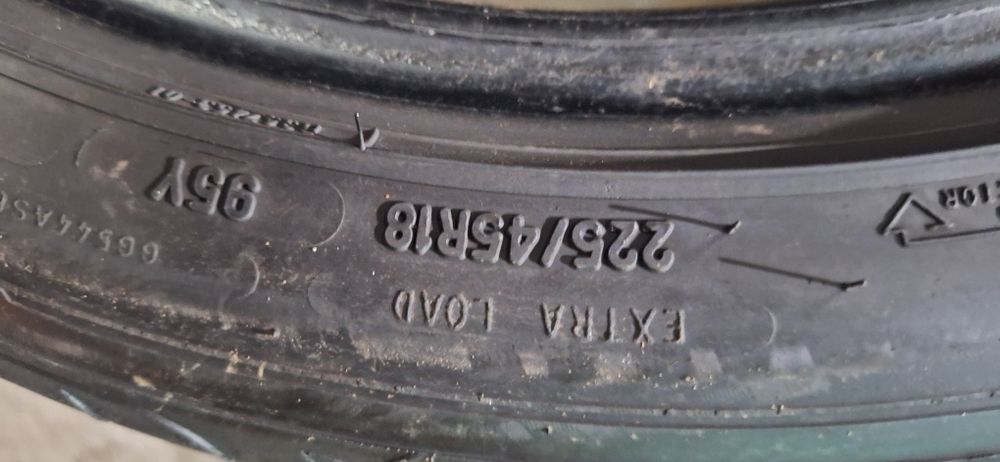 6.64 мм! 225 45 18 Goodyear Eagle F1 asymmetric 5