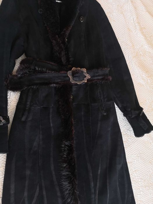 Палто от агнешка кожа