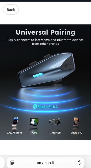 Asmax S1, dual pack moto Intercom, mesh ( 10 rideri ), sigilat, OCAZIE