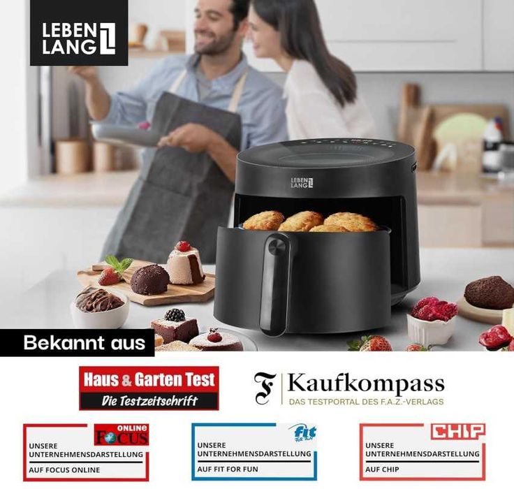 Friteuză LEBENLANG ‎LBL8187 Germania, 5 litri, 5 kg, 1500 W, sigilată