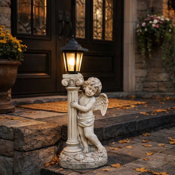 статуетка със сензорно осветление