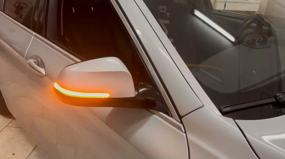 Гаранция! Нови Динамични Мигачи за Огледала за BMW F10 F11 F07 и други