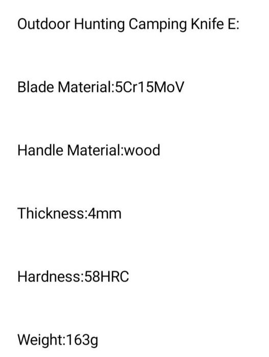 Cutit de vanatoare cu lama continuata in tot manerul,gros lama 4mm