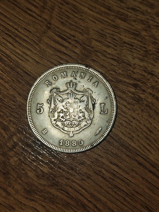 Vind sau schimb cu tel mobil moneda Carol 1 1880