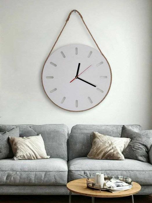 Настенные дизайнерские часы ручной работы 32 см.