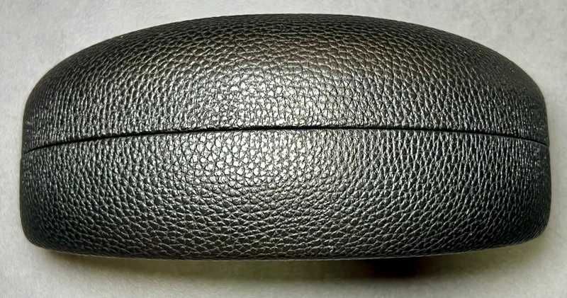 Toc ochelari - Foarte Rigid - Piele PU si Oțel - Balama cu Arc - Negru