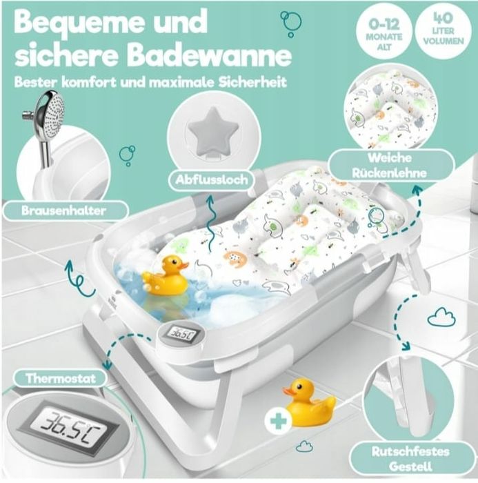 Cadita baie copii pliabila