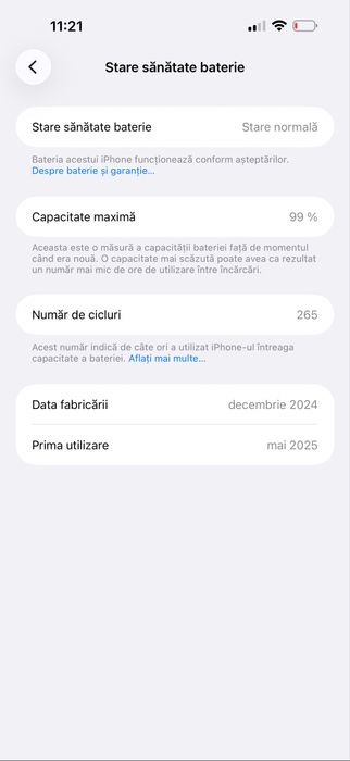 Vând Iphone 16 pro Max