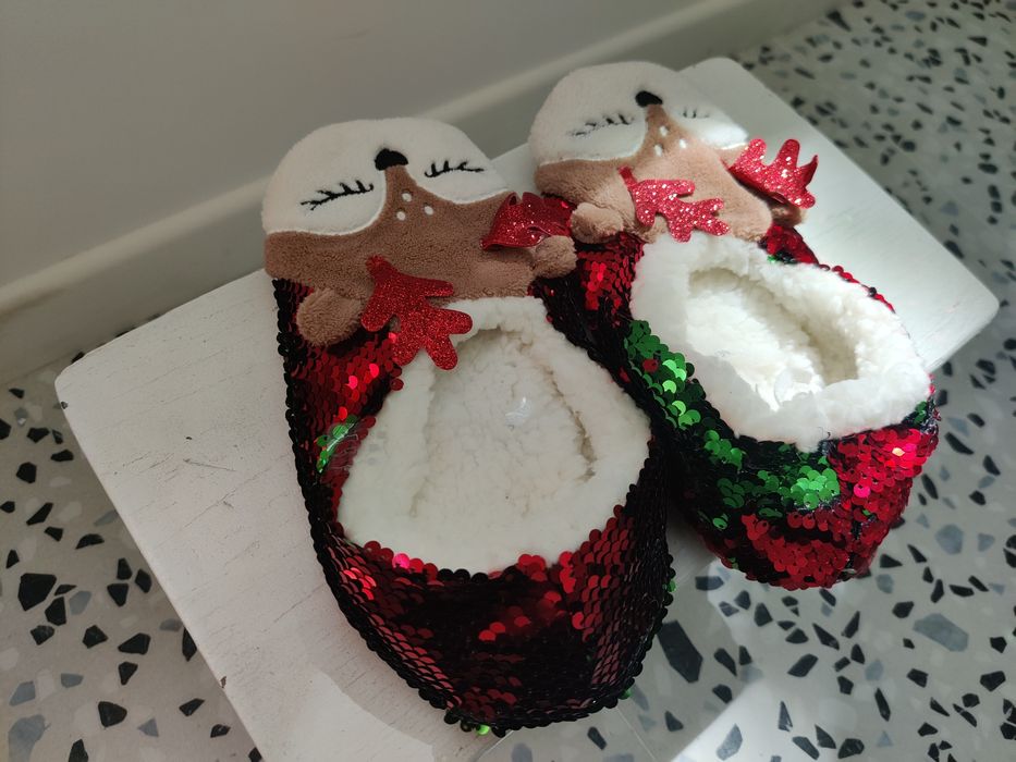 Papuci damă de Crăciun, măr 38/39,noi!