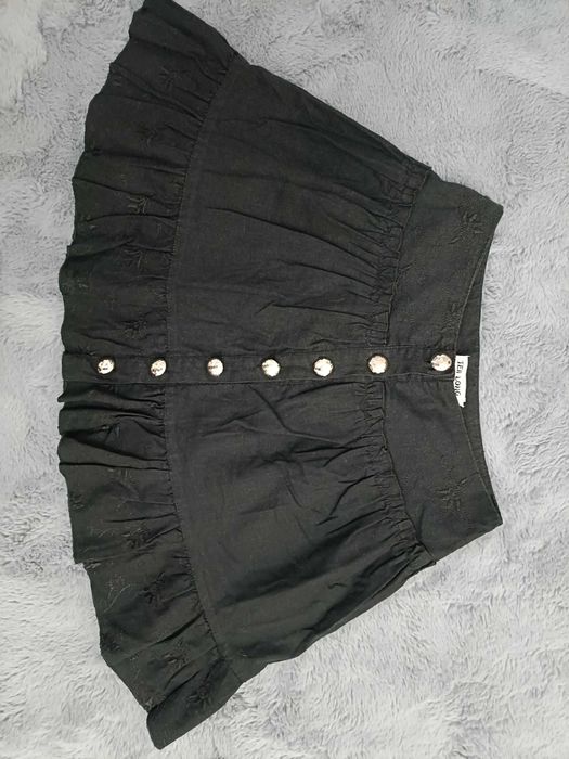 Fustă în nasturi argintii, livrare gratuită