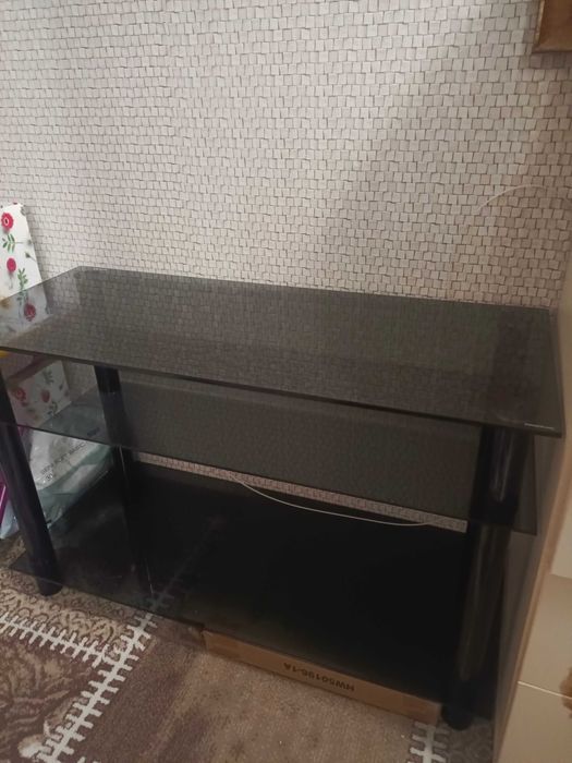 Стол/тумба стеклянный