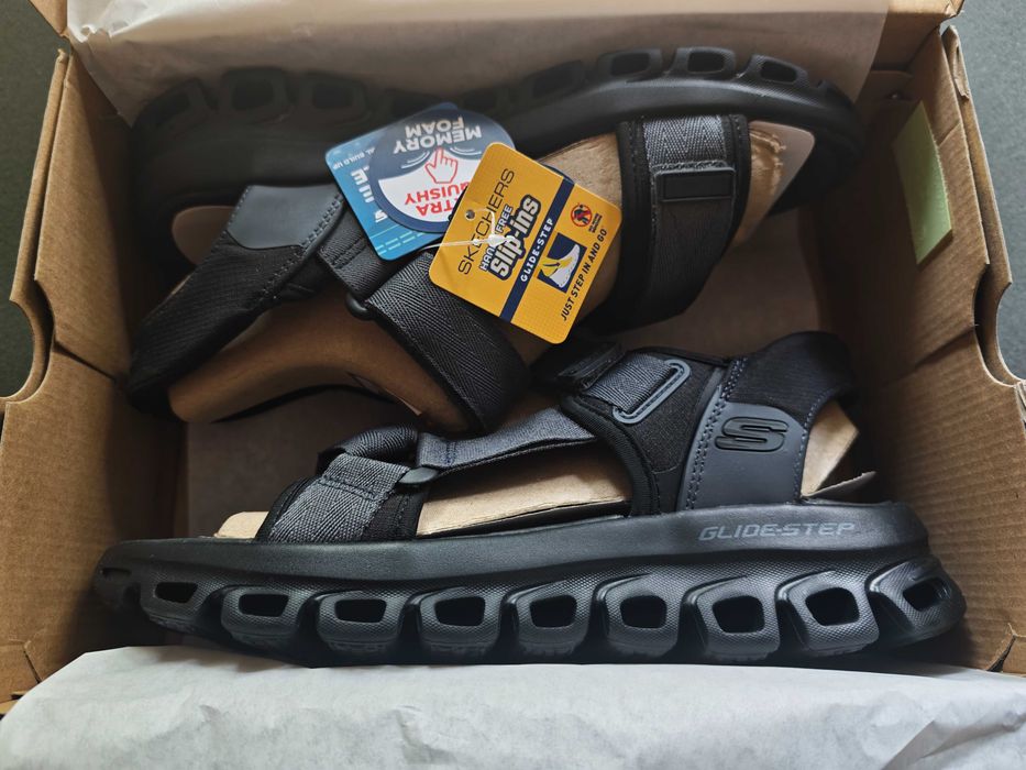 Сандали Skechers Glide Step черни 41.5  мъжки / дамски