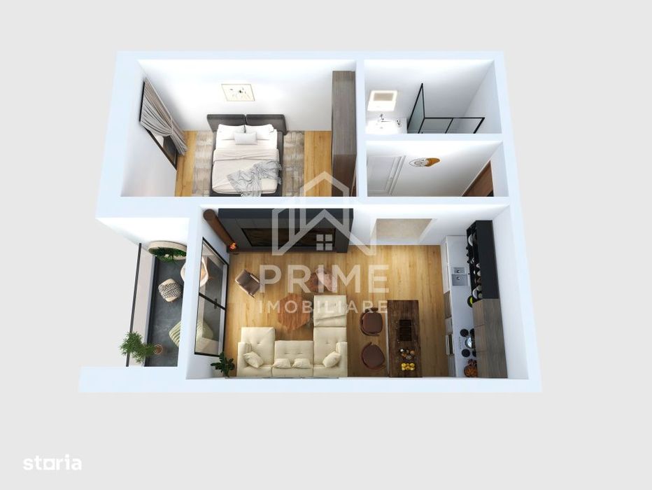 Apartament 1 Camera, 40Mp, Zona Lidl Cetate Alba Iulia