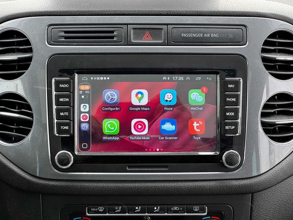 4GB Carplay VW Tiguan Touran T5 Polo Seat Leon Skoda Fabia 2 Navigatie