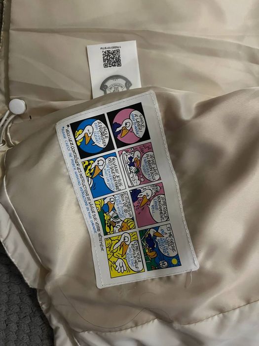 куртка Moncler бело-красная