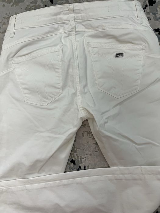 Pantaloni dama albi Miss Sixty