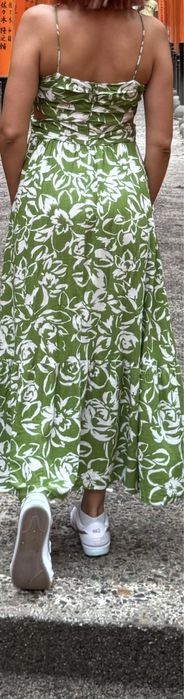 Рокля Зара / Zara / лен и памук