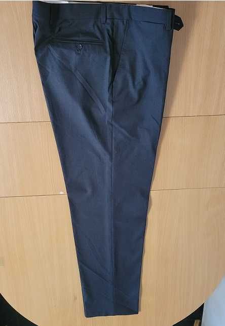 Pantaloni barbati stofa Italia negru 52 M-L