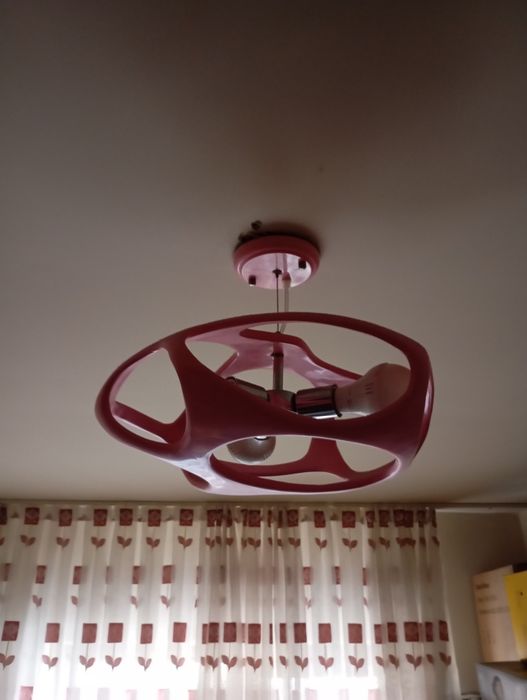 Lustră Future Timosha cu 3 dulii E27 Roz