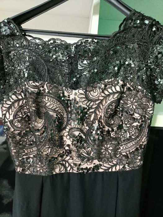 rochie seară cu paiete