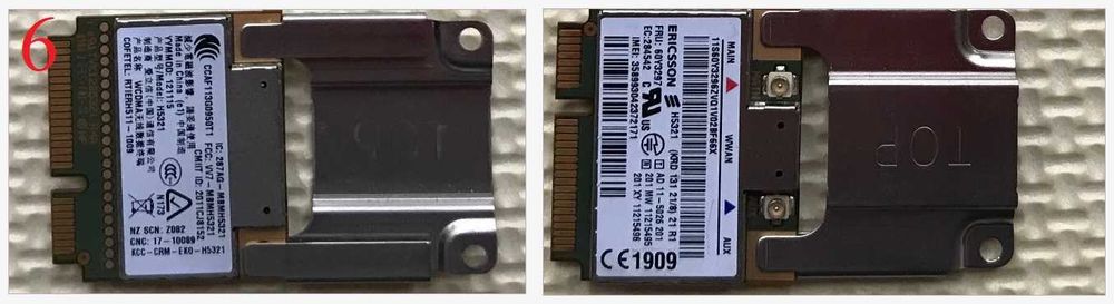 7 лаптоп карти / модули (Wi-Fi/WWAN + mSATA) Intel, Realtek, Broadcom