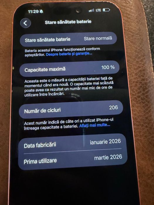 Vand Iphone 17 Pro max 256 Gb 100% baterie Garantie