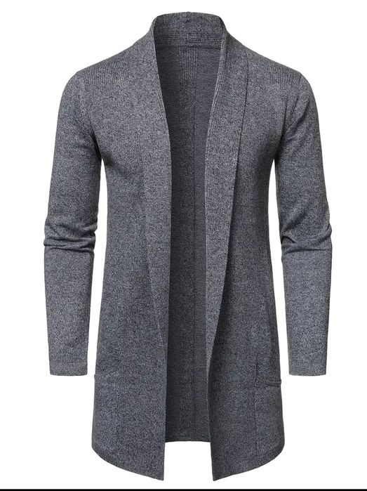 Новый кардиган серого цвета