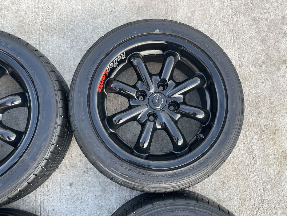 Jante 14 renault , 4x100 , 6.5j et 23 , cb 60.1 mm , 195 45 14 vara