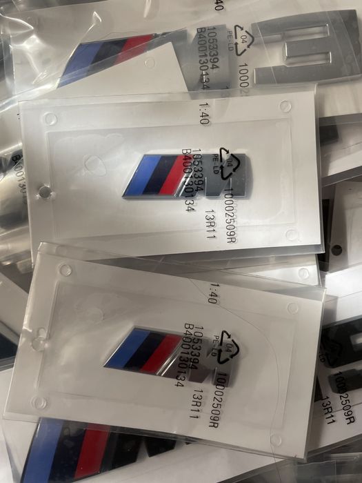 Cifre logo emblema Bmw Crom X4M X5M X6M M portbagaj X1 M6 aripa janta