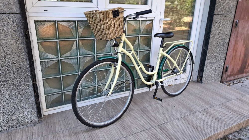 Велосипед Drag Oldtimer 28" + ратанова кошница