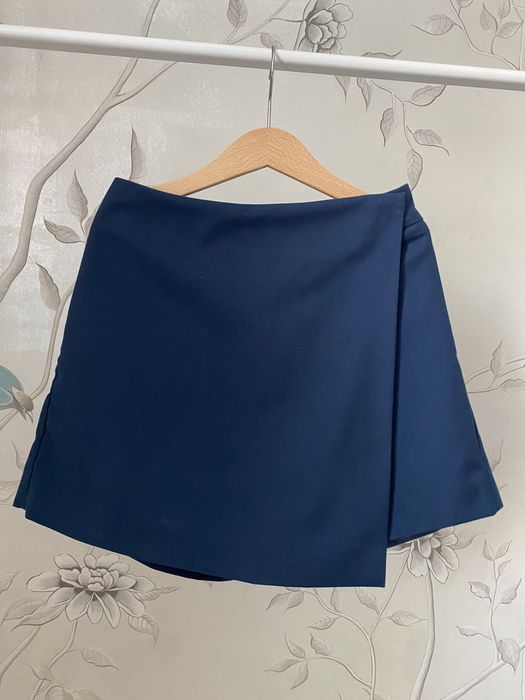 Юбка-шорты школьные! Button blue!