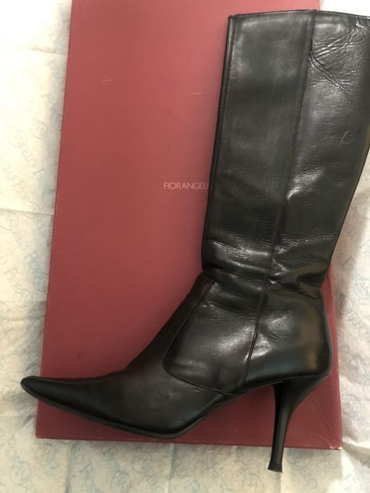 Cizme piele naturala,inalte,marca Fiorangelo
