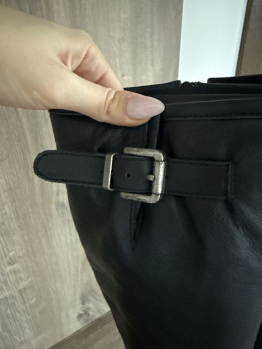 Ботуши от естествена кожа YKK