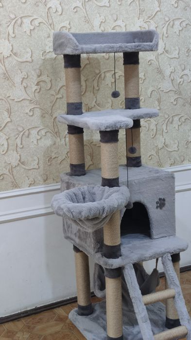 Дом для кошек. Игровой комплекс. Вип домик большой для котов и кошек