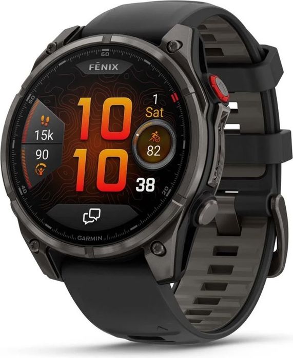 Garmin Fenix 8 Pro AMOLED Sapphire 47 мм Black/Gray