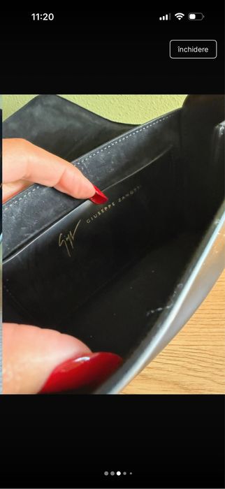 Geanta Giuseppe Zanotti piele naturala