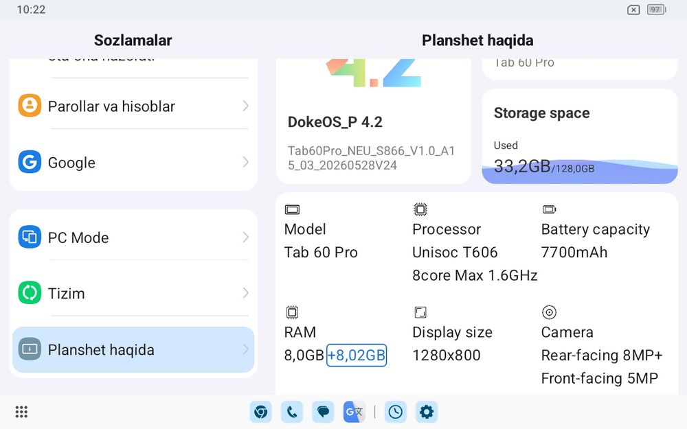 Planshet . Blackview tab 60 pro