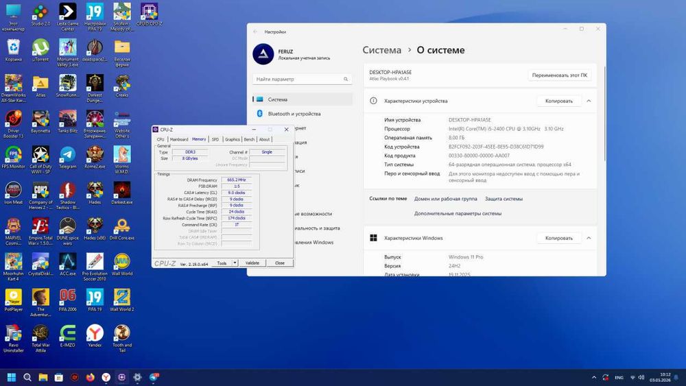 I5 2400 asus h61 m-k. ddr3 8gb kingston