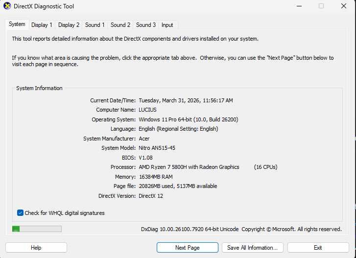 Acer Nitro 5 AN515-45 RTX 3060 / Ryzen 7 / 16GB / 144Hz