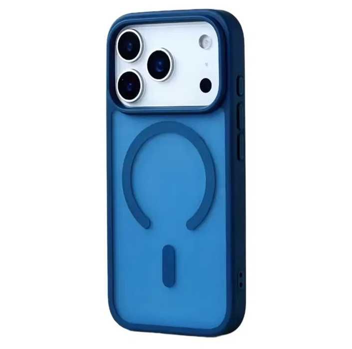 Husa Silicon / MagSafe / Spate fumuriu / Anti Soc / iPhone 17 Pro