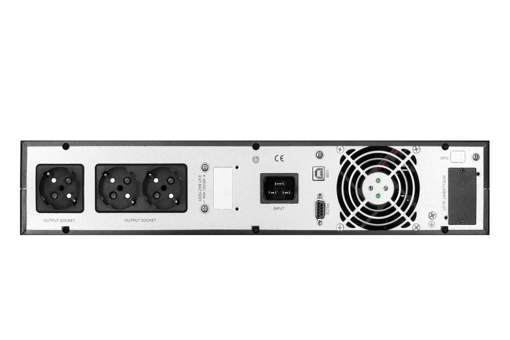 } ИБП 2E OD2000RT /2000VA/1800W/RT2U/LCD/USB/4xSchuko