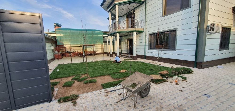 Газон рулонный..