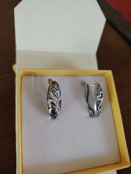 Прекрасни сребърни обеци