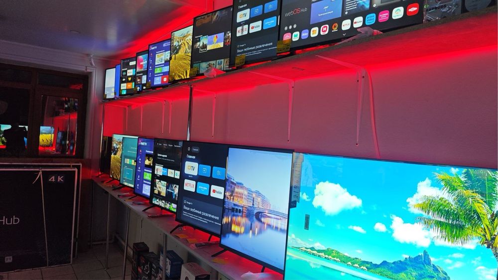 Новый телевизор 109 см Смарт ТВ