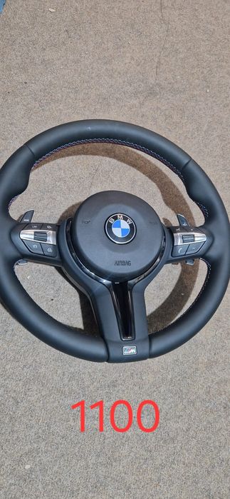 Volan nou bmw cu padele si airbag M f10,f30, f25, f11 f01,e90,e70,e71,
