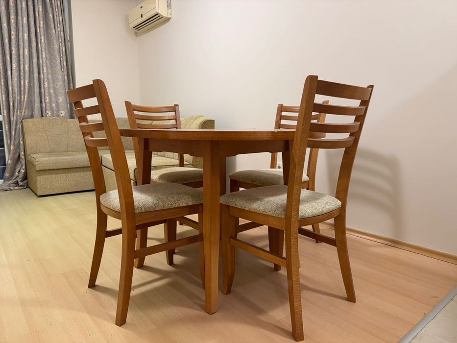 Комплект - Кухненска трапезна маса с 4 стола